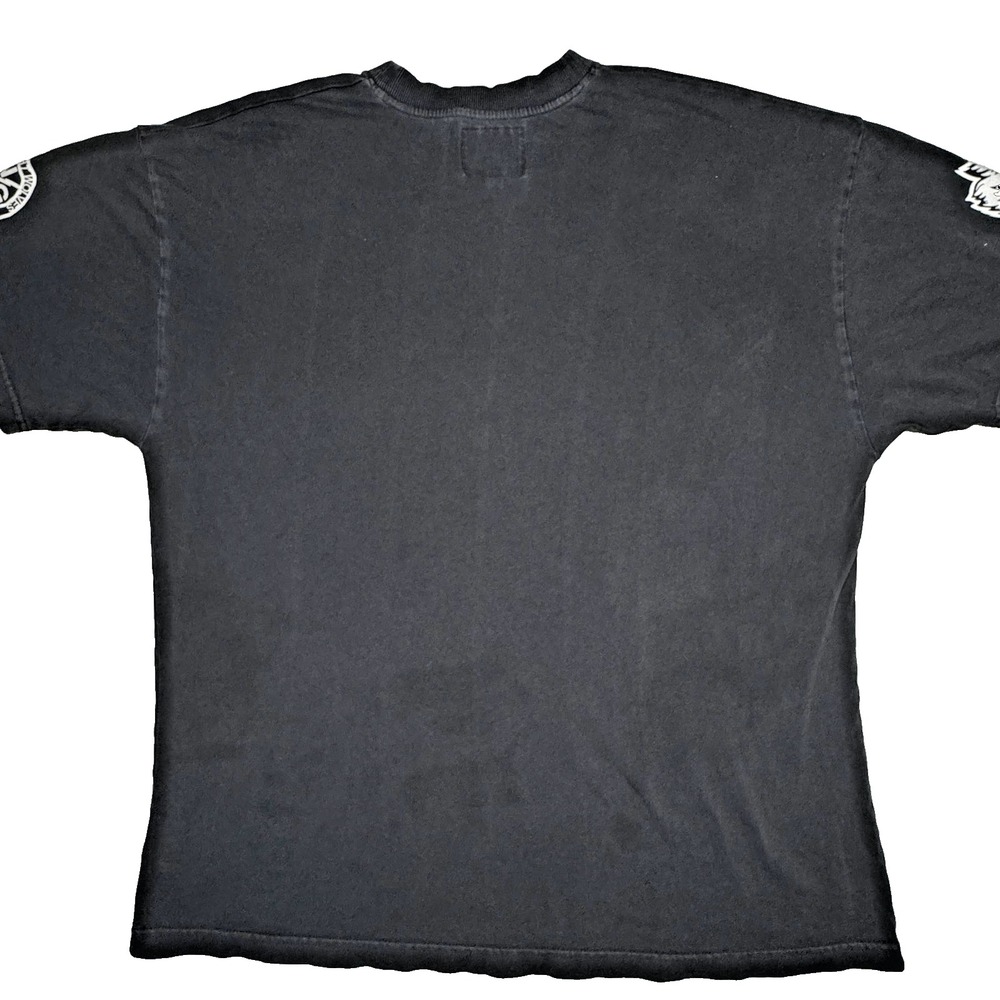 Darc Sport Shirt Mens Large Black Wolves Club Viking Skull Graphic Tee 2023 - Picture 2 of 7